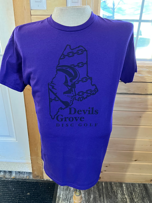 Devils Grove Maine Logo Cotton Tee