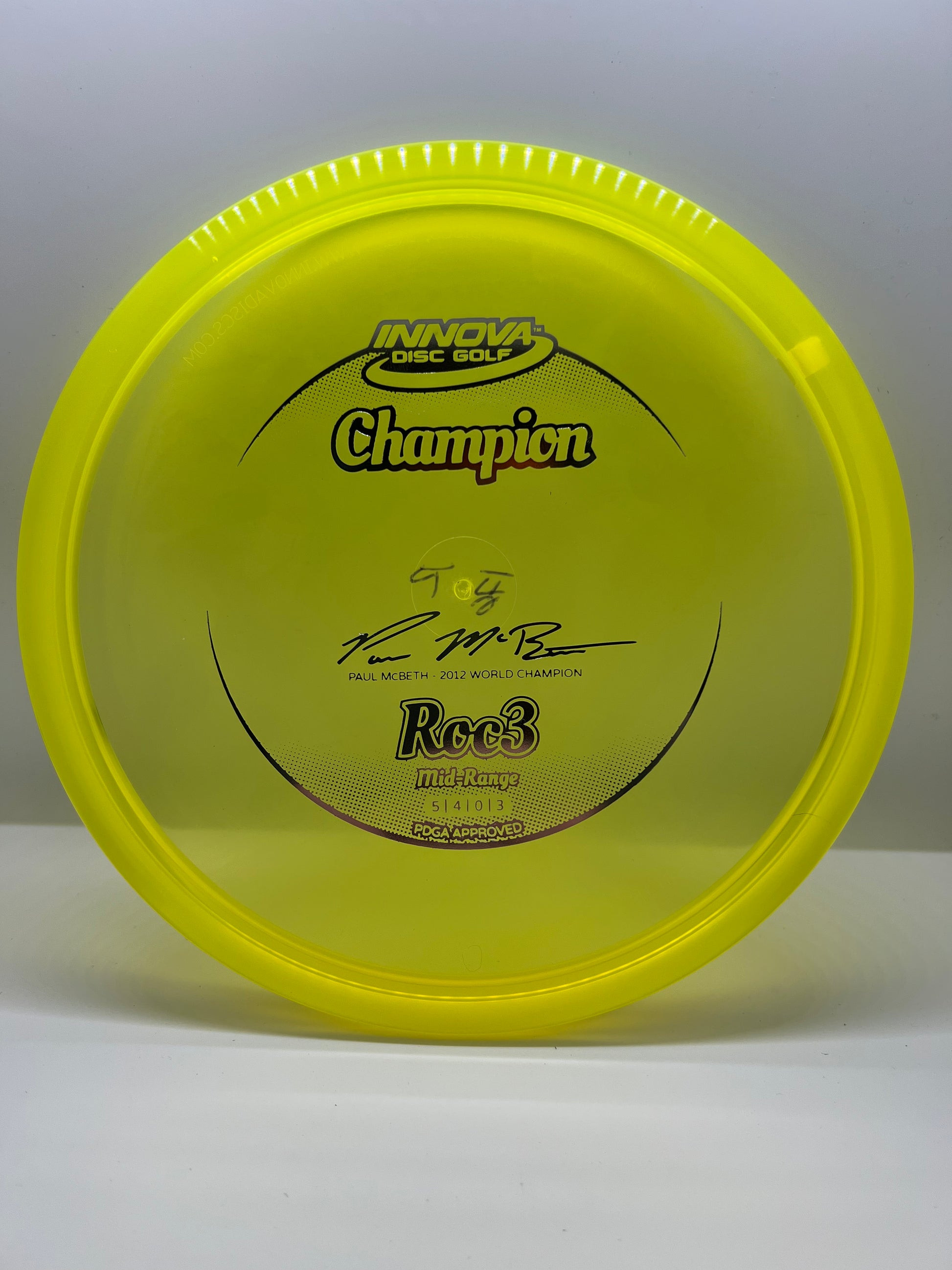 Mvp Roc3 Innova Discs 2012 Paul Mcbeth Roc3 - OOP – Devils Grove Disc Golf